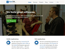 Tablet Screenshot of amvtek.com